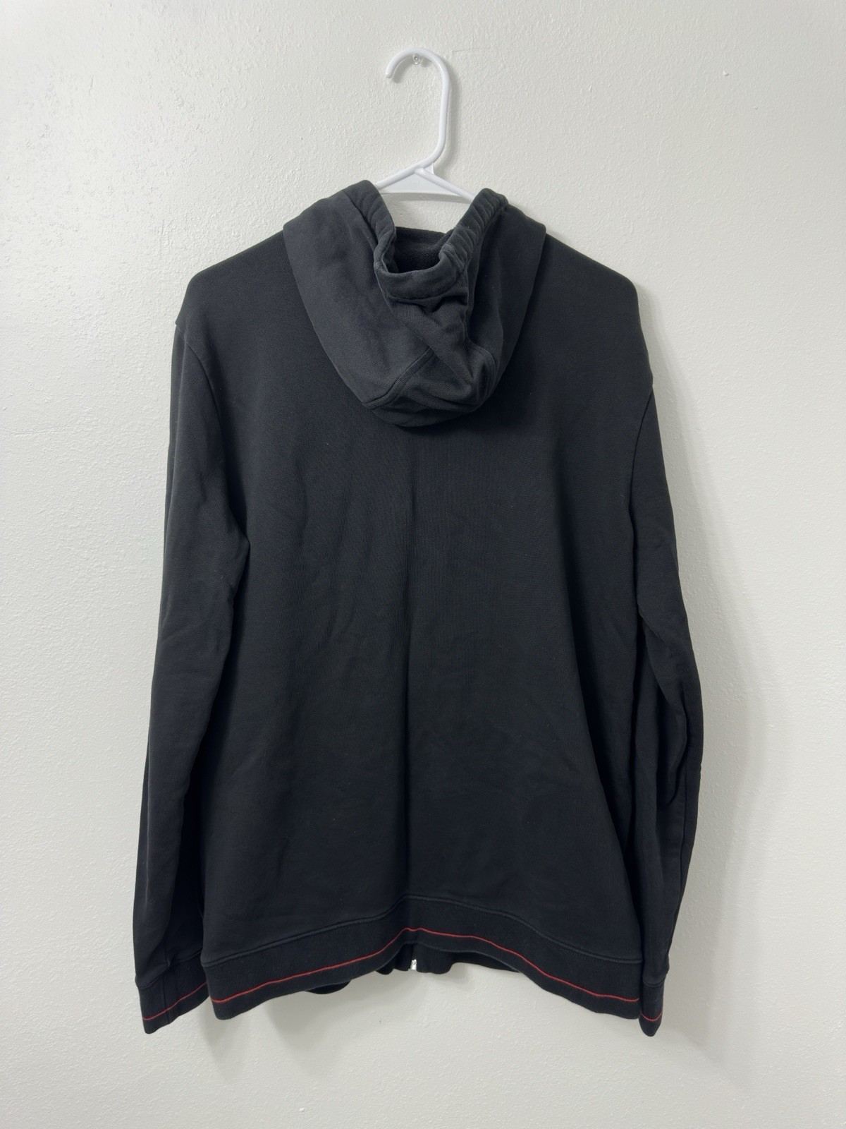 HUGO BOSS Daple202 Hooded Zip Up Sweatshirt Mens Extra Large Black thumbnail 7