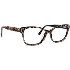 Kate Spade Eyeglasses Crishell FP3 Leopard on Black Butterfly Frame 55 16 140
