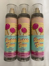 NEW Bath  Body Works  Bubble Gum Pop  3 Pack  Fine Fragrance Mist - 8 fl oz