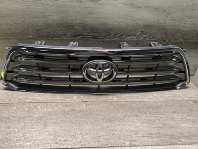 OEM TOYOTA HIGHLANDER 08-2010 FRONT HOOD RADIATOR GRILLE CHROME GRILL W/ EMBLEM