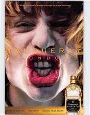 Postcard Tanqueray London Gin Advertisement