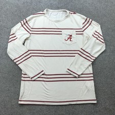 Alabama Crimson Tide Shirt Boys Medium NCAA Football Pocket Long Sleeve Youth