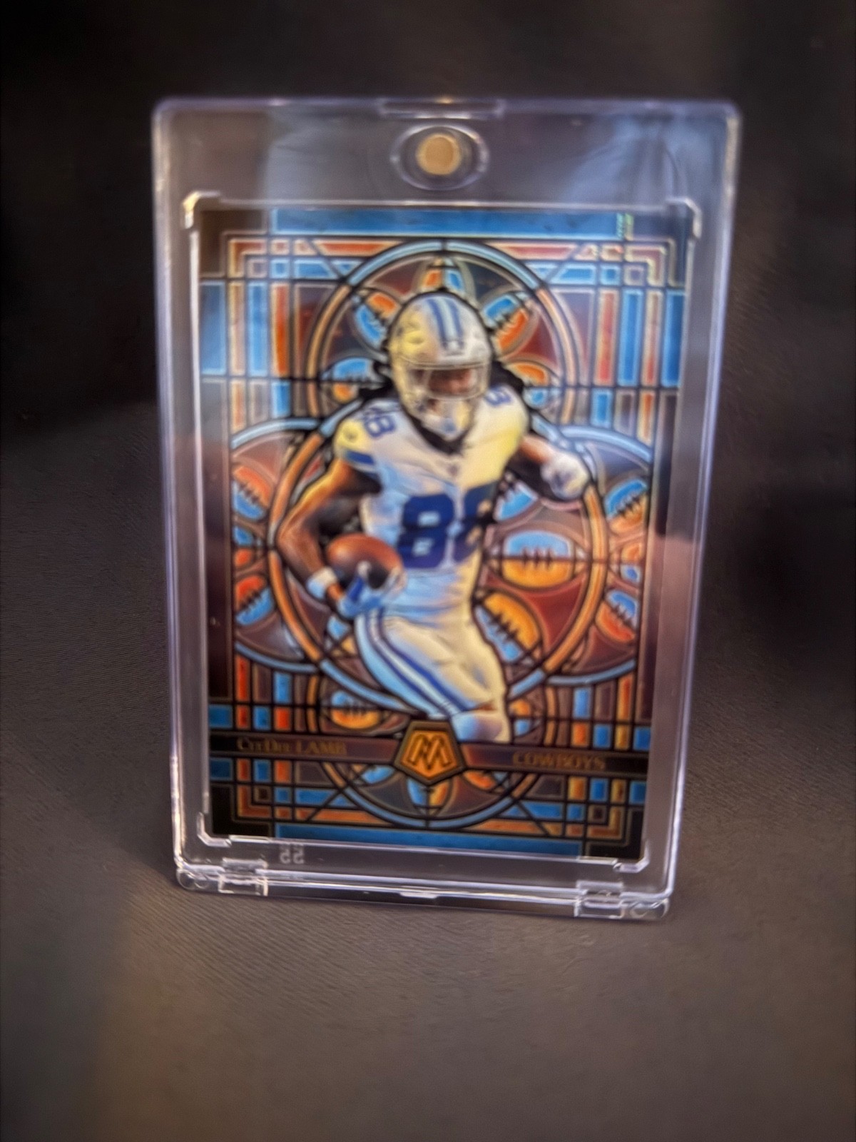 CeeDee Lamb 2025 Panini Mosaic Stained Glass SSP Prizm Case Hit #9 Cowboys