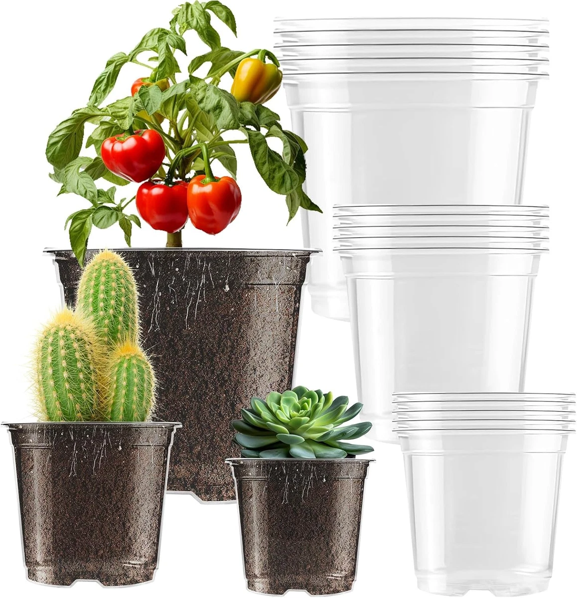 Vasi Quadrati in Plastica - 420 ITALIA - Growshop Headshop Hydroshop