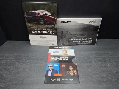 2025 GMC Sierra/Sierra Deanli 1500 OEM Owner Essential Operating Guides