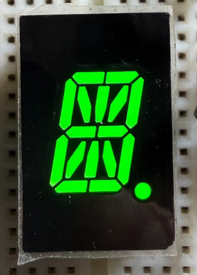10 pcs Green LED 16 Segment Display Common Cathode
