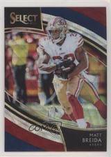 2018 Panini Select Field Level Tri-Color Prizm 77/99 Matt Breida #215 z7h