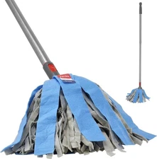 Premium Viscose Wet Mop for Hardwood, Laminate, Tile Flooring with Stainless