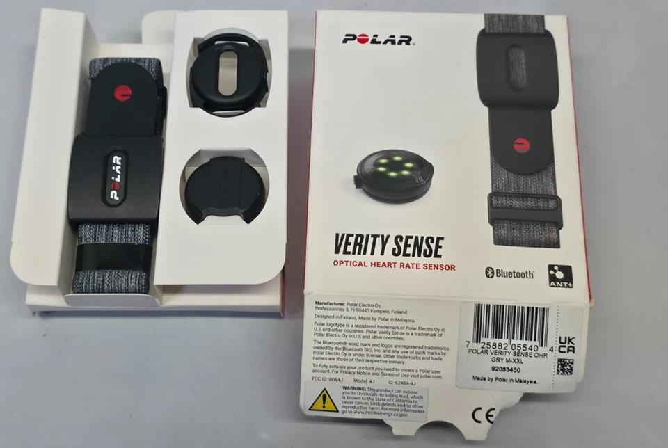 Brazalete Sensor de Ritmo Cardíaco Óptico Polar Verity Sense Bluetooth ANT+ Caja Dañada Foto 2 de 4