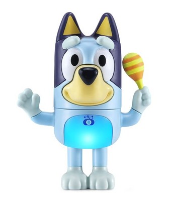 VTech SHAKE IT BLUEY offizielle Figur interaktives Kleinkindspielzeug