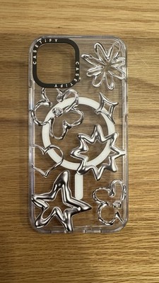 Casetify iPhone 12 Pro Impact Hülle - Chrome Doodles MagSafe