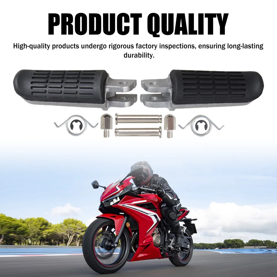 Adaptadores de reposapiés delanteros para HONDA CBR250R 500R CB500F/X GROM MSX 125 Foto 3 de 4