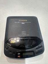 Fisher PCD-5 Portable CD Player with Anti-Skip Not Testing For Parts AS-is