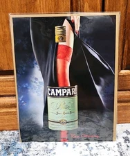 Vintage Magazine Ad Campari Bitter Red Opening Bar Decor