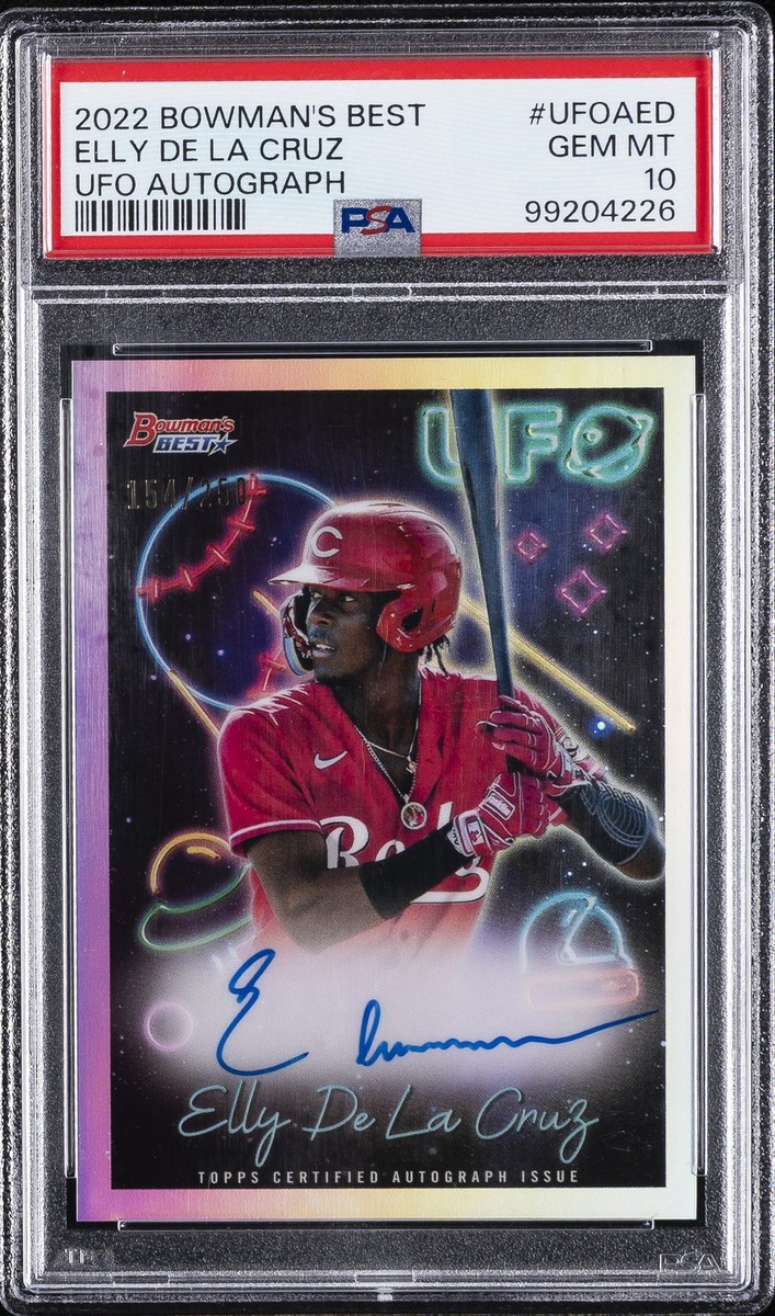 スポーツ選手 ELLY DE LA CRUZ_2022 Bowman's Best Elly De La Cruz Autographed 2022 Bowman Prospects Rookie