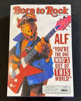 NECA ALF Ultimate Actionfigur Born to Rock Ver Sammlerstück Spielzeug limitiert