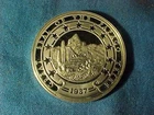 Orig 1977 FRANKLIN MINT .999 SILVER ROUND Indian Series PAPAGO NATION
