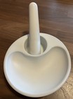 Mortar And Pestle Kuhn Rikon White Porcelain with Wood Cup Multi Use — photo 4