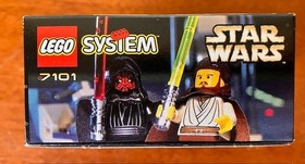 1999 Lego Star Wars-Lightsaber Duel(#7101) & Naboo Swamp(#7121) *RARE* MINT