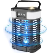 Solar Bug Zapper, 4200V Mosquito Zapper, Cordless & Rechargeable Bug Zapper O...