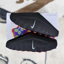 Full-coverage Black and Orange Casual Slipper...