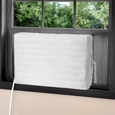 Indoor Air Conditioner Cover - Insulated Window AC Cover, 25x18x3.5 Inches