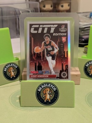 2023-24 Hoops Premium Stock City Edition Silver Rookie Scoot Henderson Blazers