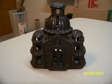 A C Williams Mosque Domed Building Cast Iron Still Bank Early 1900's