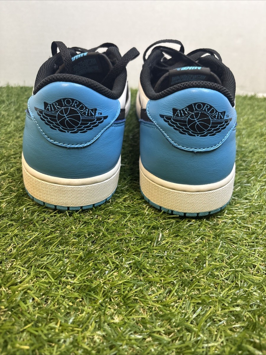 Size 13- Jordan 1 Low Black Dark Powder Blue View 4