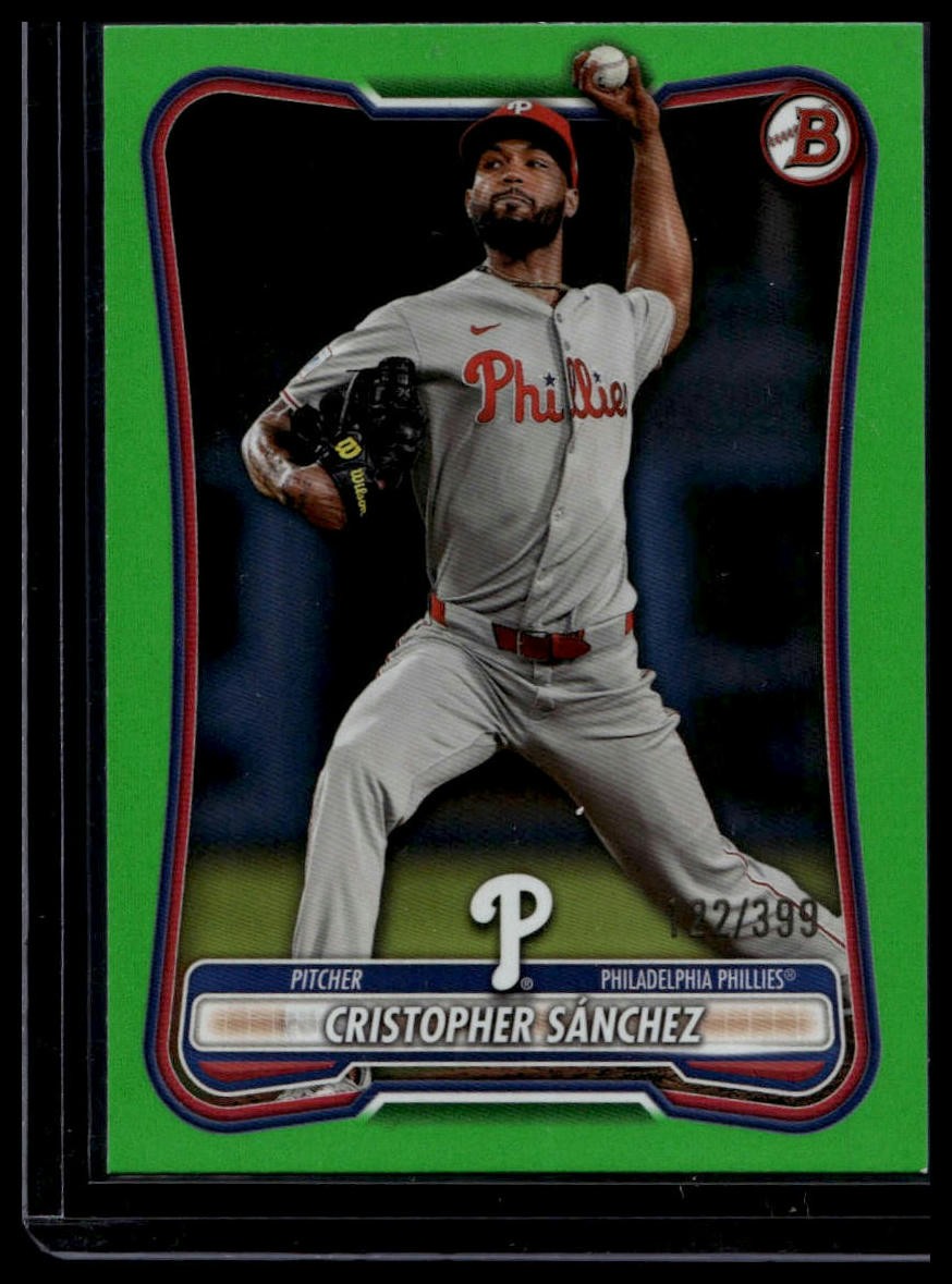 2026 Bowman - Cristopher Sánchez /399 Neon Green #55