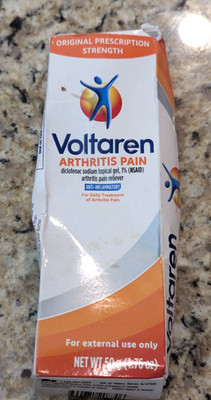 Voltaren Arthritis Pain Gel Anti-Inflammatory Cream 1.76oz NWOB exp: 07/26
