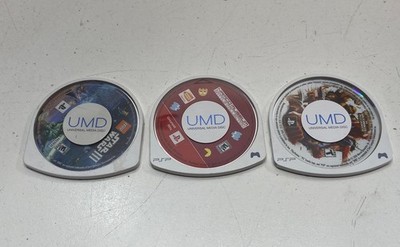 PSP Bundle: Marvel Ultimate Alliance, LEGO Star Wars & Namco Museum (UMDs Only)