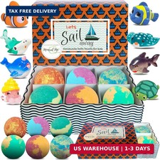 Bath Bombs for Kids with Surprise Inside - Organic, Gentle Kid Friendly Bubble