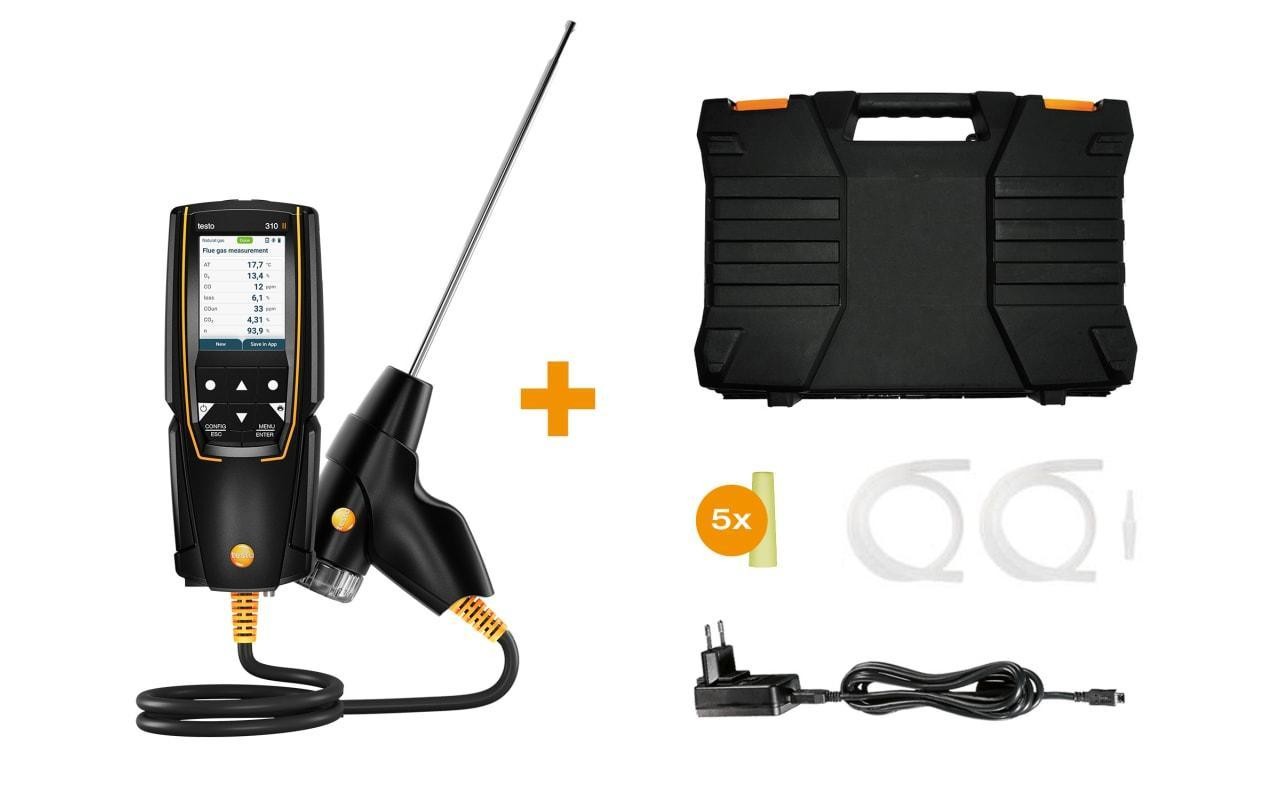 Analizzatore di combustione senza stampante 310 II Testo 0563 3104