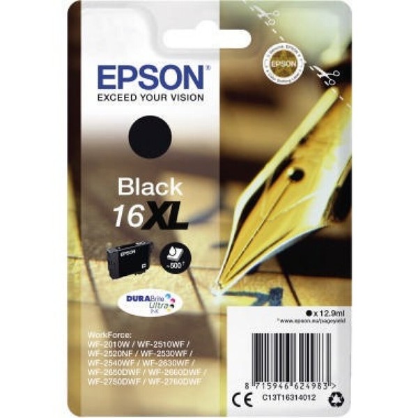 Epson Epson Ink Black Schwarz No 16XL Epson16Xl Epson 16XL (C13T16314012)-image