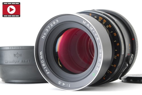 ▶️[NEAR MINT+] Mamiya Sekor C 180mm f4.5 Telephoto Lens For RB67 w/Hood JAPAN