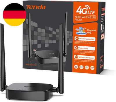 Tenda 4G03 Pro LTE Router, Mobiler WLAN Router Sim-Karte (4G Cat4 Bis 150 Mbit/S