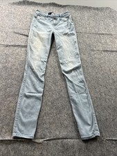 Hollister High Rise Women  s Jean Legging Advanced Stretch Light Wash Blue 1R