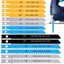 14 PCS U-Shank Jig Saw Blade Set, Jigsaw Blades Fit Vast Majority U Shank Jigsaw