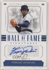 2018 Panini National Treasures Holo Gold 4/5 Fergie Jenkins #HOF-FJ Auto HOF 6fs