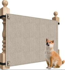 New Mesh Fabric Gate for Stairs - Baby, Dog, Pet Barrier for Stairway Banister