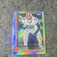 2025 Topps Chrome Cam Robinson Refractor #124 Browns NFL Football