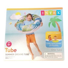 Intex Summer Dreams Swimming Pool Tube 38" With Handles Ages 9 New 