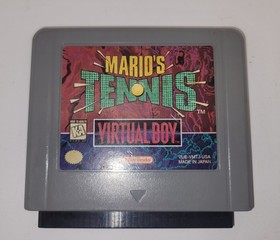 Mario's Tennis (Nintendo Virtual Boy, 1995) Authentic Cartridge Only