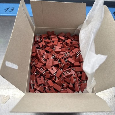 250 Stk. Lumberg 2,5 MSF 08 Rot   Minimodul Leiterplattenleiste 3-polig, RM 2.5