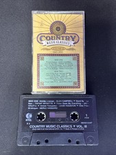 Country Music Classics Vol 3 1965-1970 Music Audio Cassette Tape 