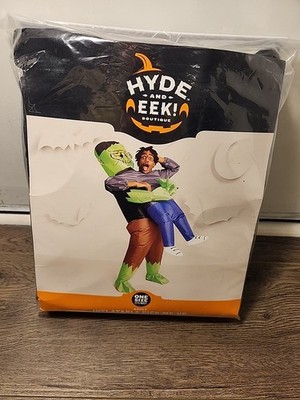 New Hyde And Eek Kids Inflatable Pick Me Up Monster One Size Costume Free Ship