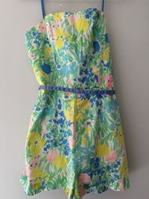 Vintage 70 s-80 s Floral Romper Bathing Suit Size 10