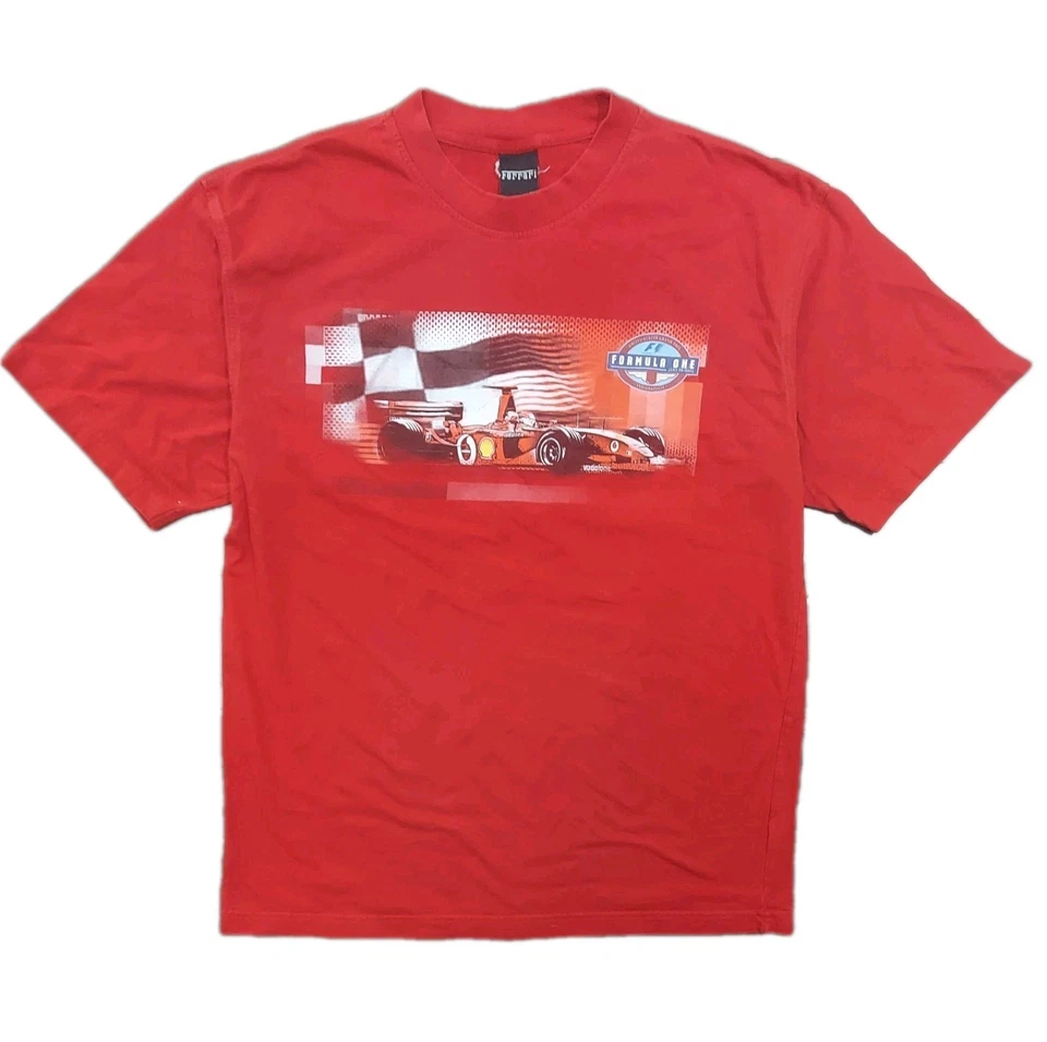 Ferrari F1 Red T-Shirt Men’s XL Formula 1 Official Product Indinapolis 2004 VTG - Image 2 of 3
