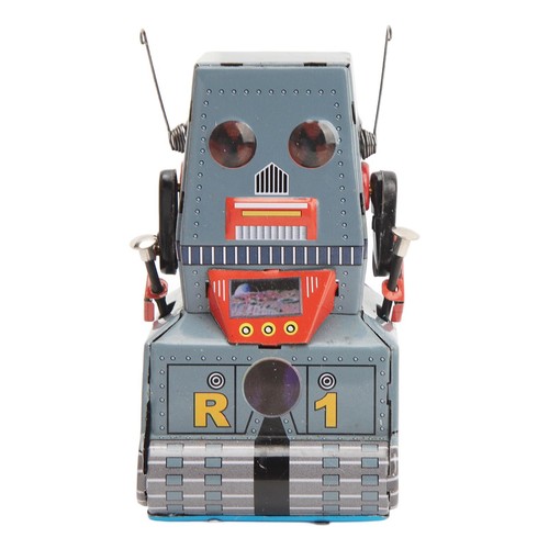 (Wind Up Robot Toy Tinplate Classic Retro Clockwork Vintage Toy Photography - Picture 4 of 22